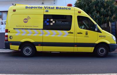 The ambulance on la gomera