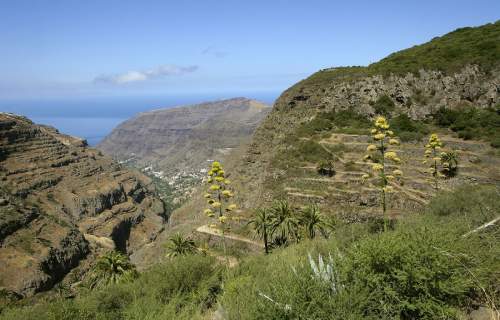 The west side of La Gomera